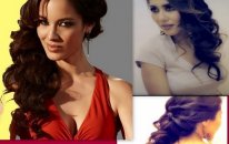 CUTE HAIRSTYLES: SIDE-SWEPT CURLY HALF-UP UPDO FOR MEDIUM LONG HAIR TUTORIAL| 007 SKYFALL BOND GIRL