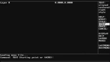 Autocad İlk Sürümlerinden 2.18 (1986) - Nostalji