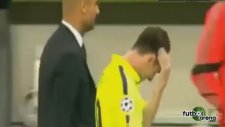 Pep ve Messi arasında ilginç an!