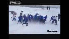 Dinamo Moskova vs Zenit Holigan Kavgası
