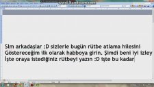 Habboda Rütbe Atlama Hilesi