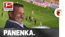 Augsburg'lu oyuncudan panenka penaltısı