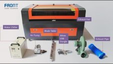 Seni Makinesi Kontrol Bölüm, CO2 Lazer Kesim ve Gravür Makinesi kurun