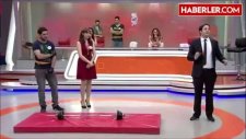 Halteri Kaldıramayan Yarışmacı Eşinin Hışmına Uğradı