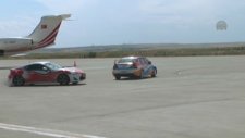 Milli Rallici Cumhurbaşkanı Erdoğan'ı Drift Yaparak Karşıladı