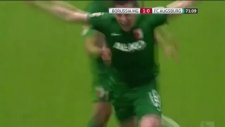 Augsburg'lu oyuncudan müthiş gol