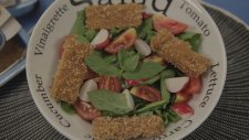 Dardanel Mezgit Sinitzel ile Salata