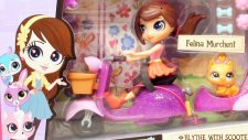 Lps Minişler - Blythe Ve Felina Motosiklet - Evciliktv Minişler Oyuncak