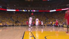 Klay Thompson'dan üçlük şov
