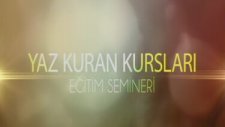 Yaz Kur'an Kurslarında Ders İşleniş Örneği - Prof. Dr. Mehmet Zeki AYDIN