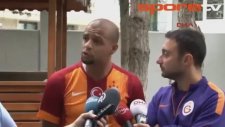 Felipe Melo'nun Yorumcuları Taklit Etmesi