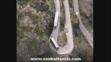Bu yollarda araç kullanmak cesaret ister