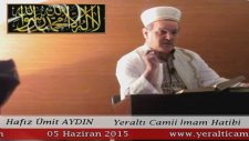 Hafız Ümit AYDIN / Yeraltı Camii İmam Hatibi & Cuma Vaazı