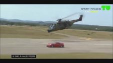 Helikopter ile Porsche Yarış Yapması!