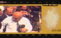 Süleyman Demirel ile vatandaş arasında şapka mücadelesi