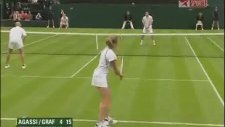 Agassi / Graf - Henman / Clijsters Tenis Maçı