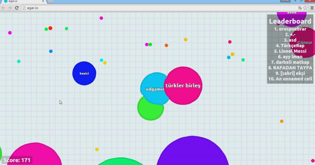 Bagimlilik yapan oyun- agar.io  Izlesene.com