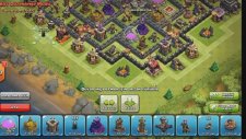 Clash Of Clans 8. seviye Köy Düzeni Kara İksir ve Ganimet Korumalı