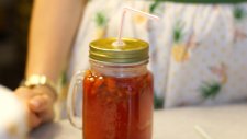 Lavantalı Çilekli Ice tea- Lavantalı Çilekli Buzlu Çay Nasıl Yapılır?