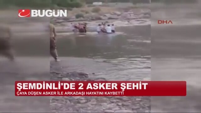 Hakkari'de Suya Kapılan İki Asker Şehit