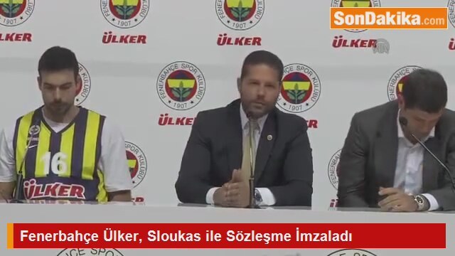 Fenerbahçe Ülker Sloukas ile Sözleşme İmzaladı