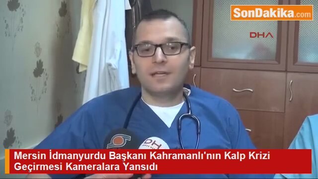 Mersin İdmanyurdu Başkanı Kahramanlı'nın Kalp Krizi Geçirmesi Kameralara Yansıdı