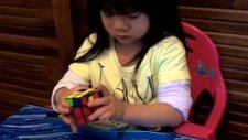 70 Saniyede Rubik Küpünü Çözen İki Yaşındaki Kız