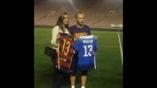 İniesta Ve Morgan'ın Buluşması!