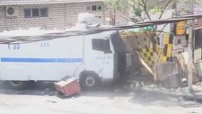Taksi Durağını Yıkmaya Çalışan TOMA