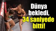 Ronda Rousey Elini Çabuk Tuttu!
