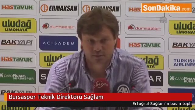 Bursaspor Teknik Direktörü Sağlam