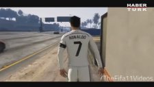 Cristiano Ronaldo'yu GTA 5'in içerisine koydular