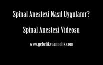 Spinal Anestezi Videosu