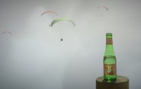Paraşütler Kızılay İçin Açıldı