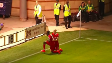 Topu İndirmeden Harika Gol