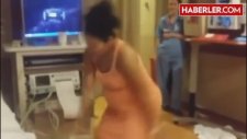 Hamile Kadın Doğum Sancısını Dans Ederek Dindirdi