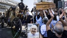 Mafya Babasına İtalya'da Filmleri Aratmayan Cenaze Töreni