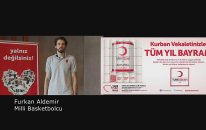 MİLLİ BASKETBOLCU FURKAN ALDEMIR DE KURBAN VEKALETİNİ KIZILAYA VERDİ