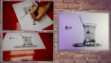 Çay Bardağında Kız Kulesi Çizimi (speed drawing, art,)