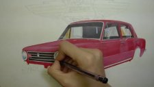 TOFAŞ MURAT 124 ÇİZİMİ--ARABA ÇİZİMLERİ--CAR DRAWİNG--ART