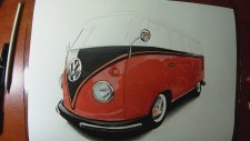 VOLKSWAGEN TRANSPORTER T1 ÇİZİMİ (Speed Drawing)