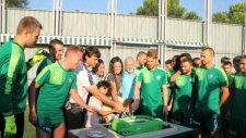 Bursaspor'da Serdar Aziz takımla birlikte çalıştı