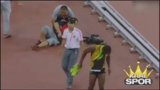 Kameramanın Usain Bolt'u Biçmesi