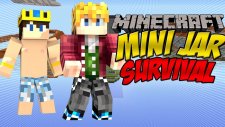 Yepyeni Süper Bir Seri !! - Minecraft Mini Jar Survival - Bölüm 1 W/wolvoroth Gaming
