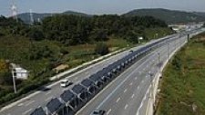 Güney Kore'deki Faydası Sayısız Güneş Panelli Otoyol