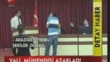 Çorum Valisi Top Sakallı Mühendisi Kürsüden Kovması