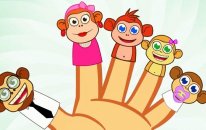 Finger Family Monkeys - Parmak Ailesi - İngilizce Çocuk Şarkıları - Kids Songs