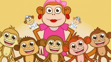 Five Little Monkeys Jumping On The Bed - İngilizce Çocuk Şarkıları - Kids Songs