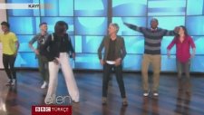 Michelle Obama'nın Ellen'in Programında Dans Etmesi