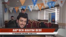 Engelli Vatandaş AKP Diyince İl Başkanının Salonu Terk Etmesi
